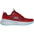 Skechers Edgeride Rekze Chaussures De Sport Homme En Textile Bordeaux/Gris