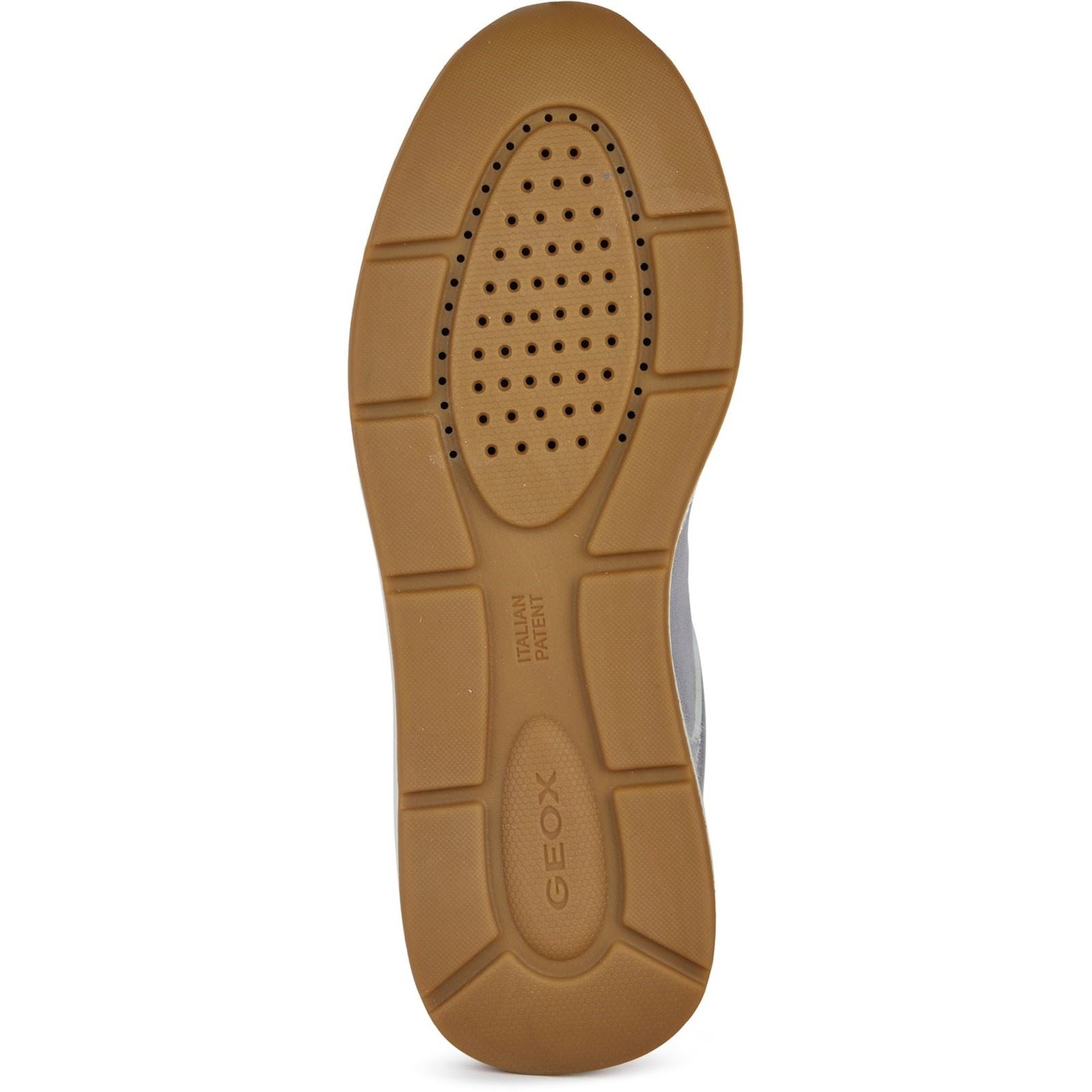 Geox D Cristael E Baskets Argentées Pour Femmes En Cuir Synthétique