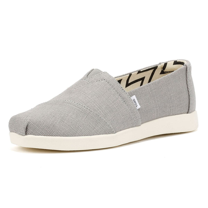 TOMS Alpargata Plus Heritage Espadrilles En Toile Grise Pour Femme