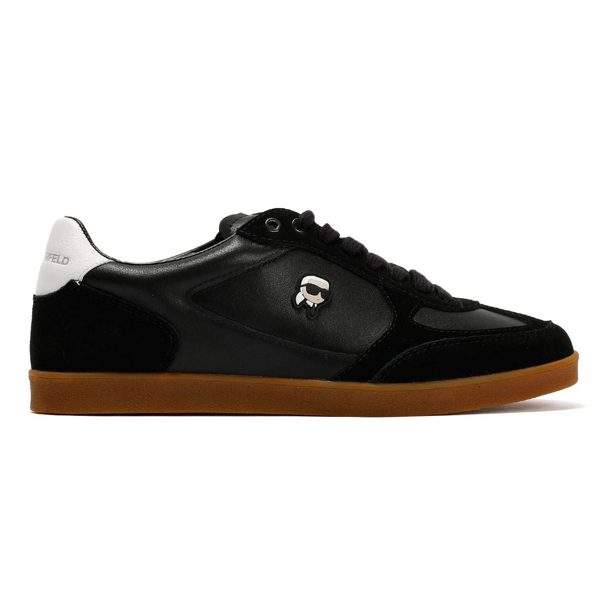 Karl Lagerfeld Kandidate NFT Baskets Noires En Cuir Pour Femmes