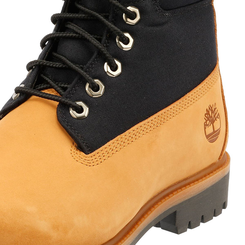 Timberland 6 Inch Premium Workwear II Chaussures Jaunes En Cuir Pour Homme