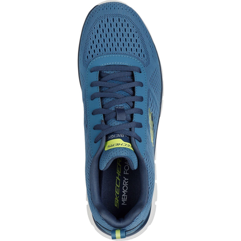 Skechers Track Leshur Baskets Homme En Synthétique De Couleur Ardoise