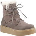 Hush Puppies Bronte Femmes Suède Bottes De Mi-mollet D'hiver Taupe