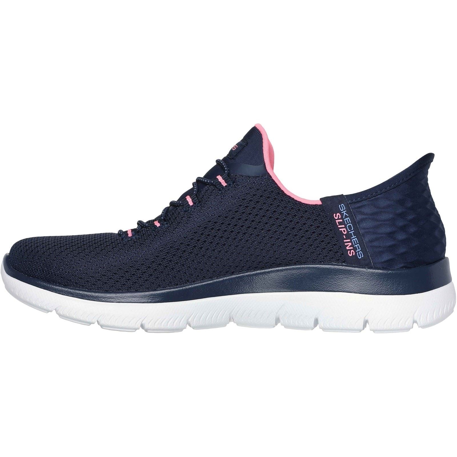 Skechers Summits - Diamond Dream Baskets Femme Marine/Rose En Textile