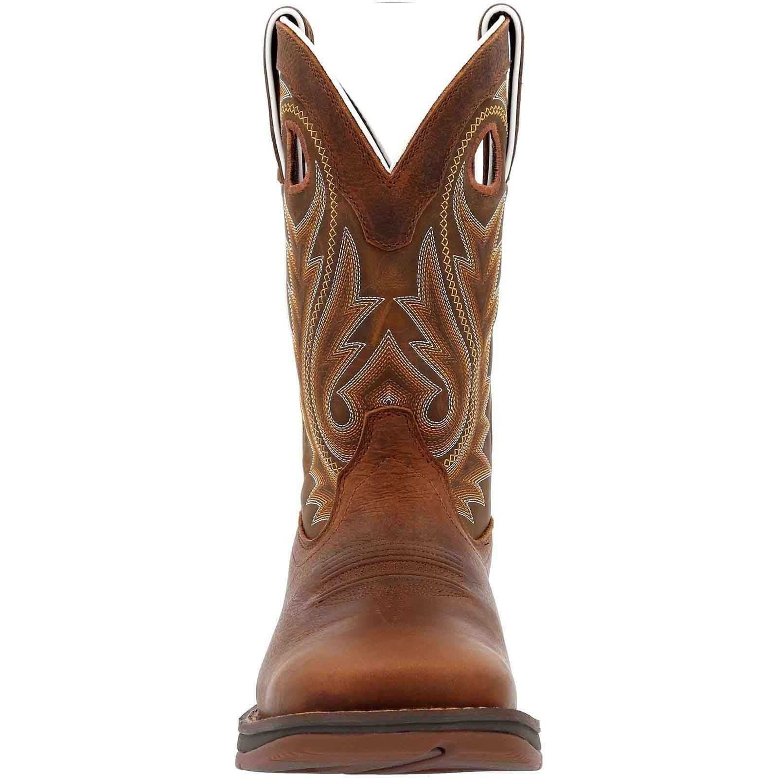 Durango Rebel Bottes En Cuir Pour Homme Couleur Selle Marron