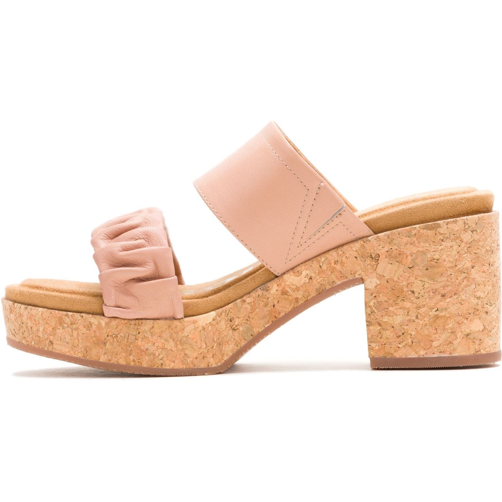 Hush Puppies Poppy Sandales En Cuir Pour Femme Couleur Crème Café