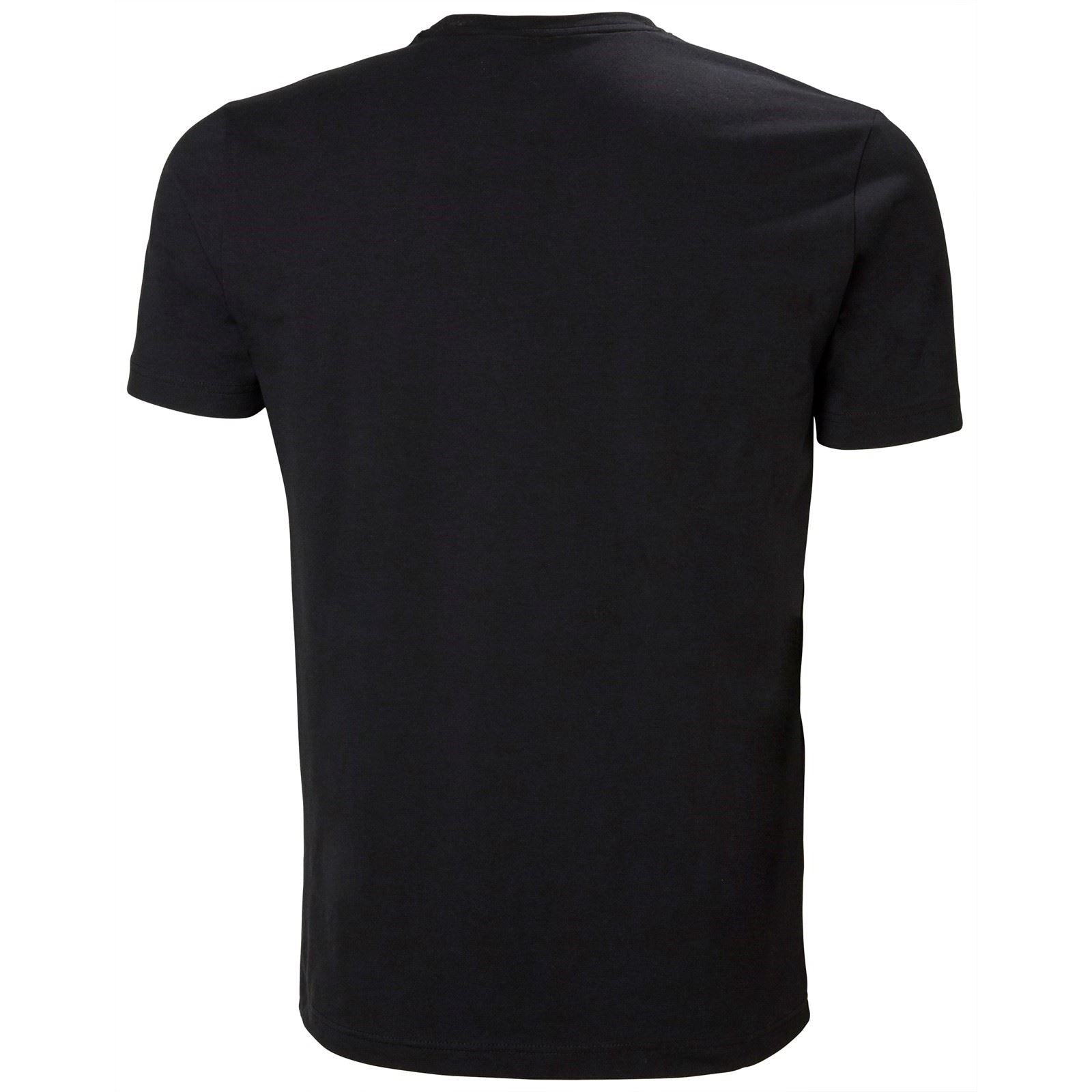 Helly Hansen Workwear Kensington T-Shirts À Manches Courtes Noirs En Coton Pour Hommes