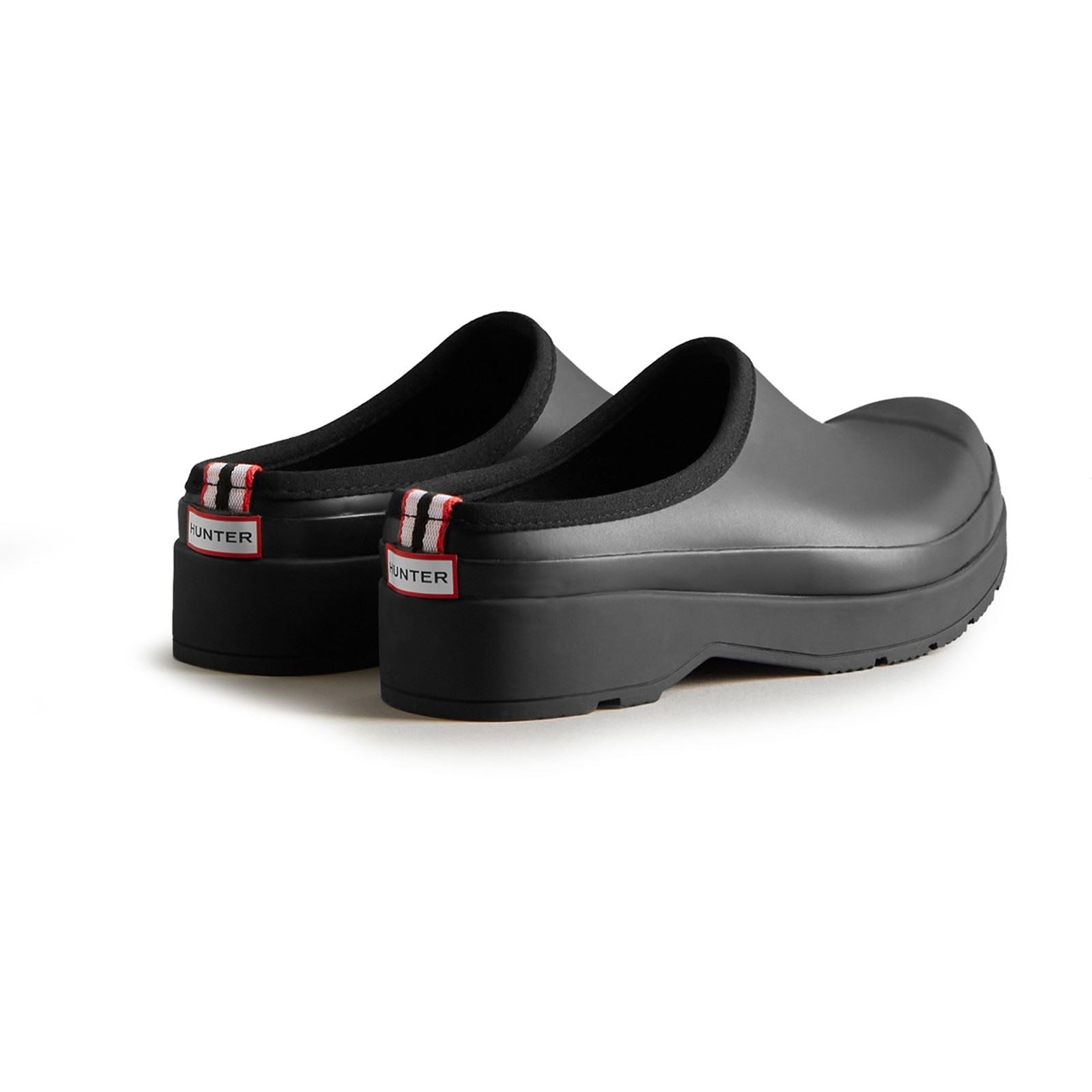 Hunter Play Clog Chaussures De Jardin Homme En Caoutchouc Noir