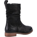 Hush Puppies Emilia Bottes Noires En Cuir Pour Femmes