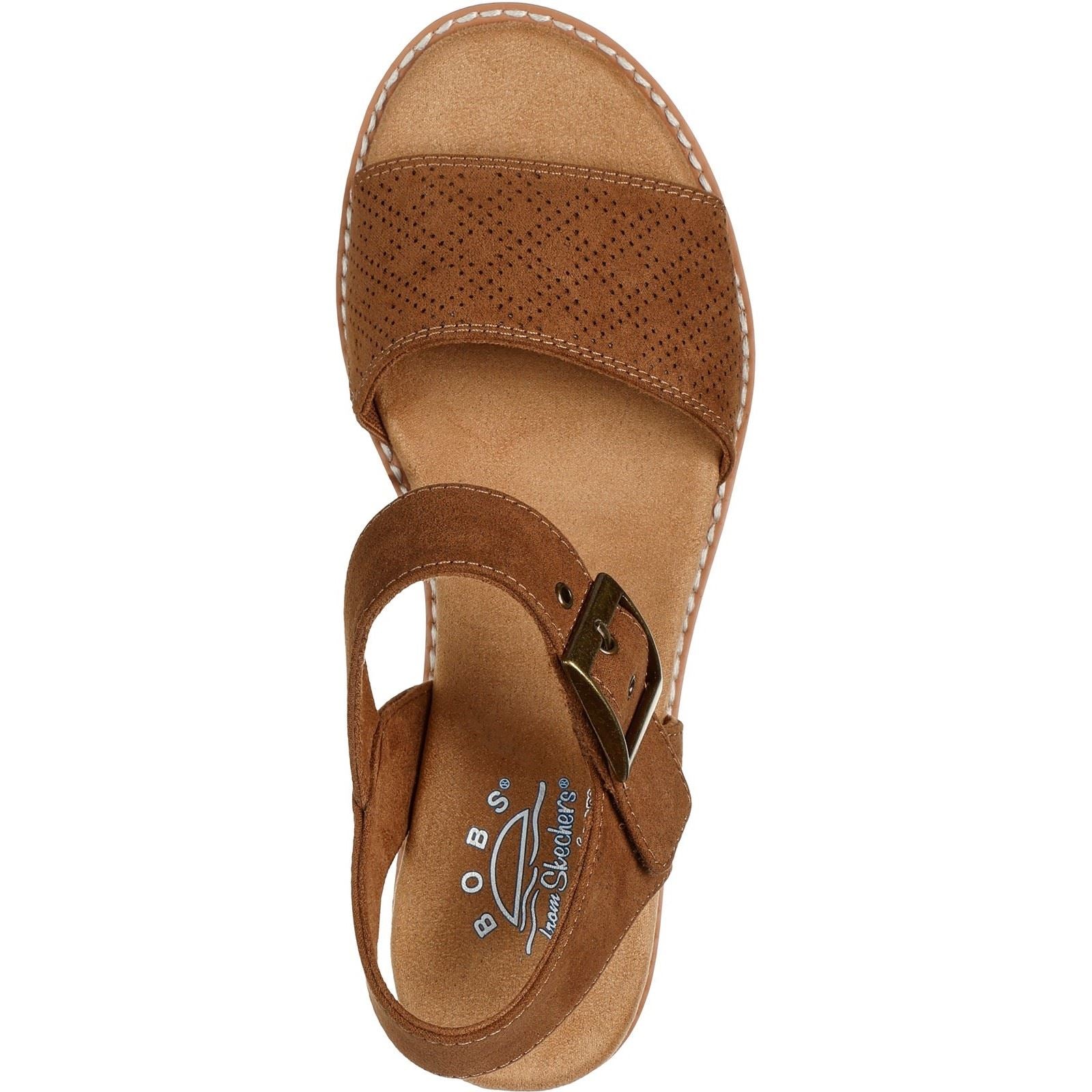 Skechers Desert Kiss Serendipitous Sandales Pour Femmes En Synthétique Couleur Châtaigne