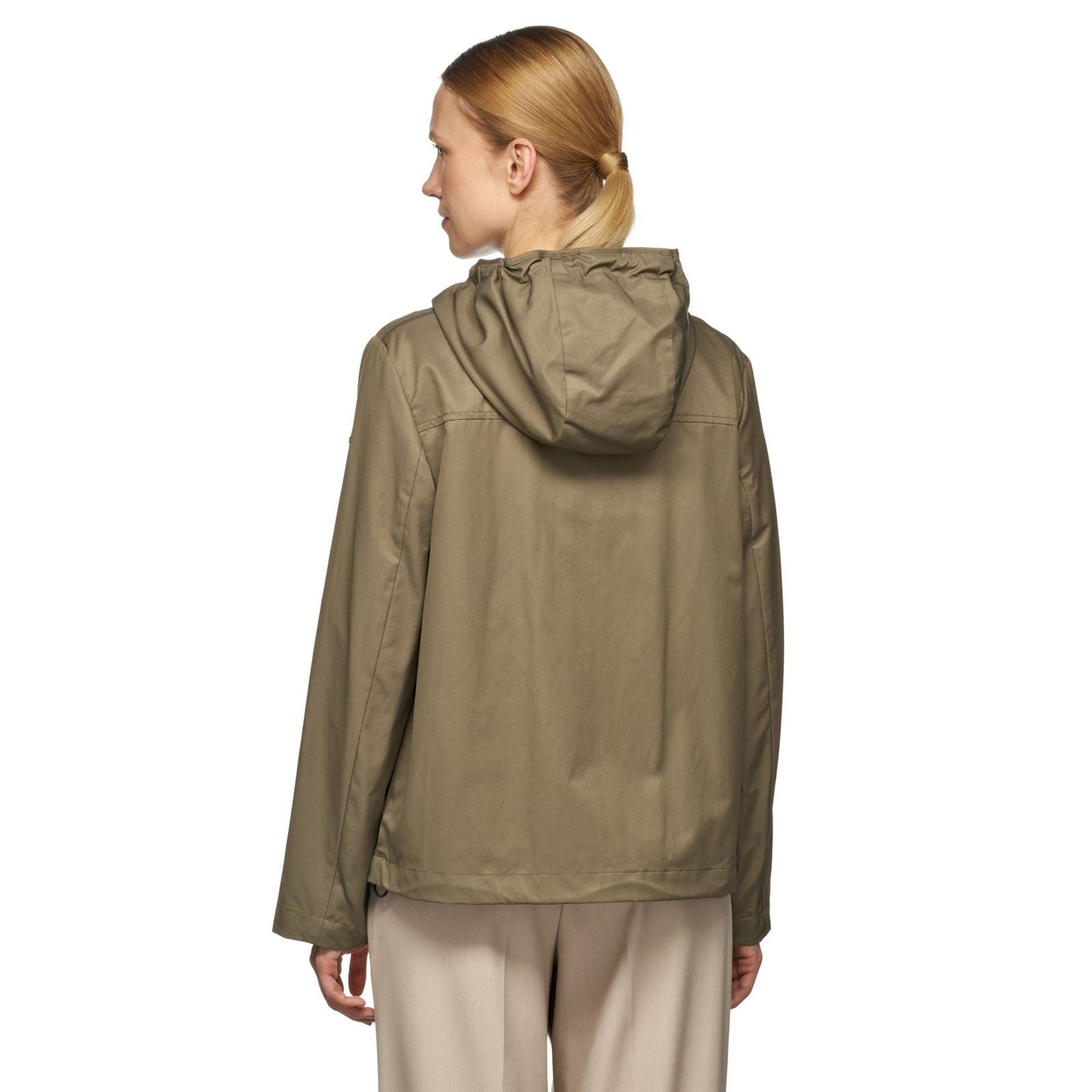 Geox W ILDE Manteau Parka Olive Pour Femme