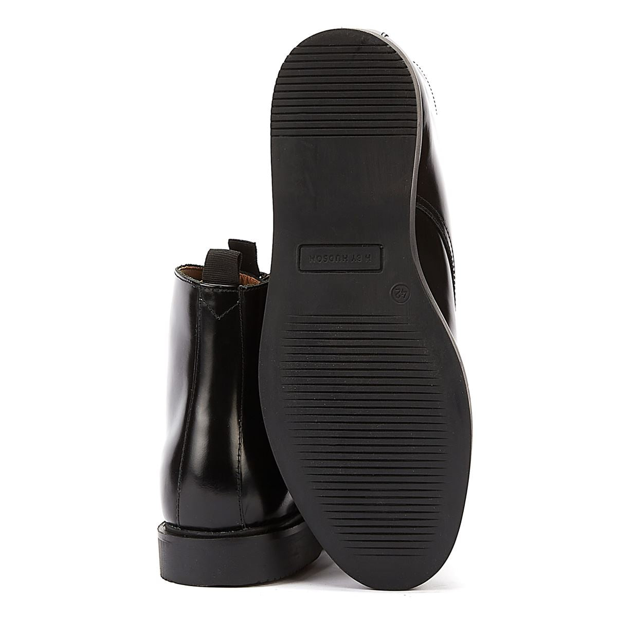 H By Hudson Battle Hi Shine Men's Black Boot