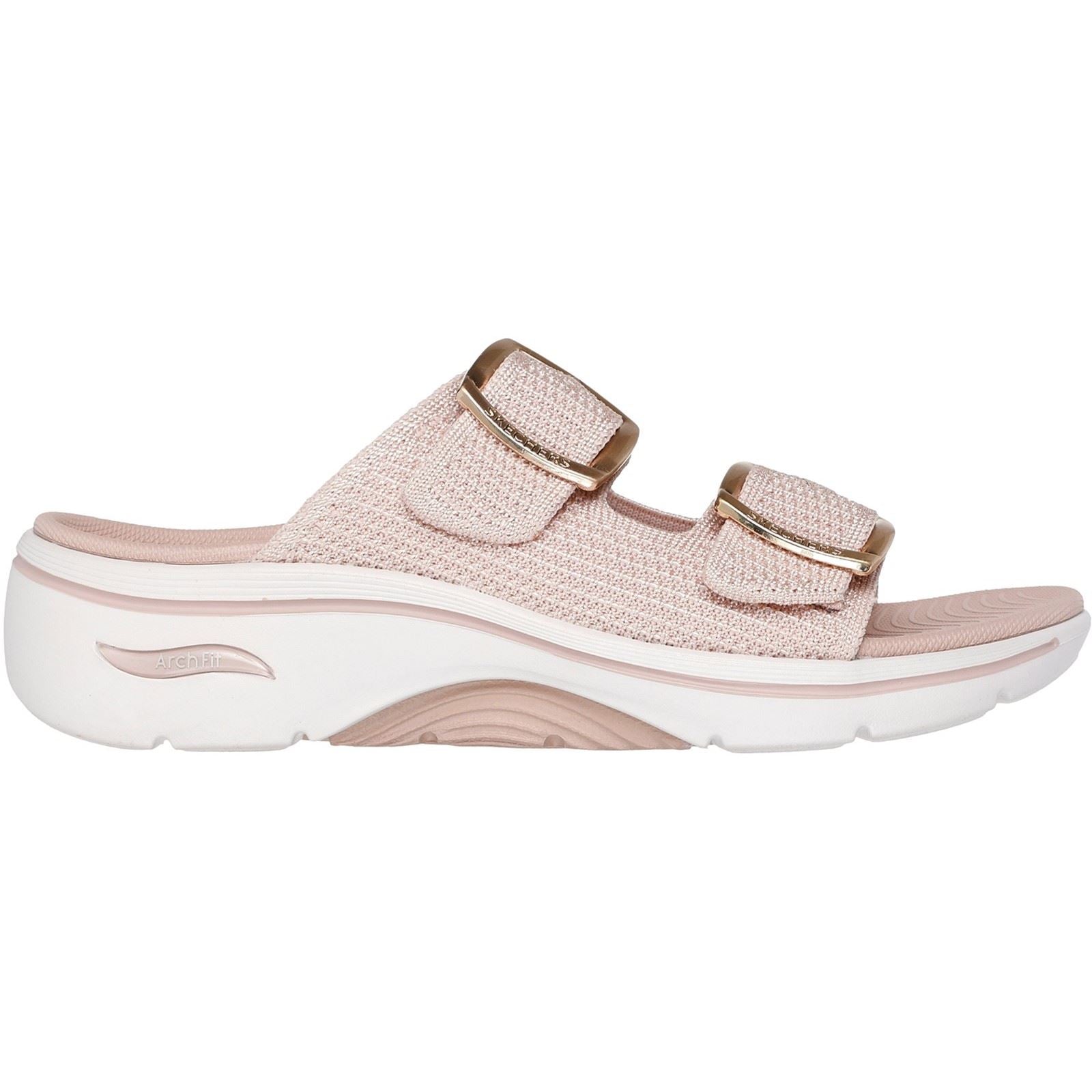 Skechers Go Walk Arch Fit 2.0 Destined Sandales Femme En Tissu Blush