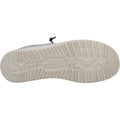 HEYDUDE Wally Coastline Chaussures Bateau Blanches En Toile Pour Hommes