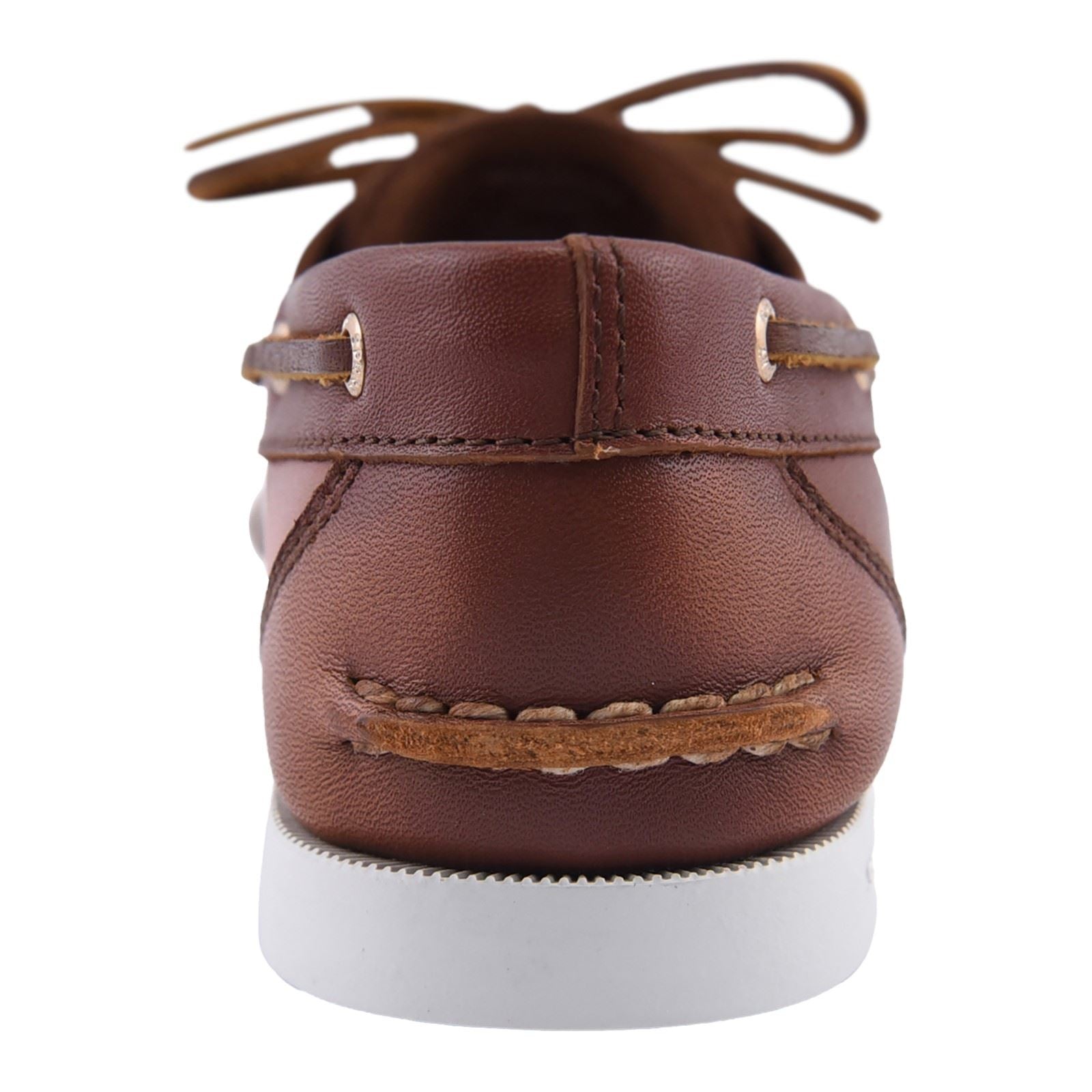 Sperry Authentic 1 Eye Chaussures Bateau En Cuir Pour Femmes Marron