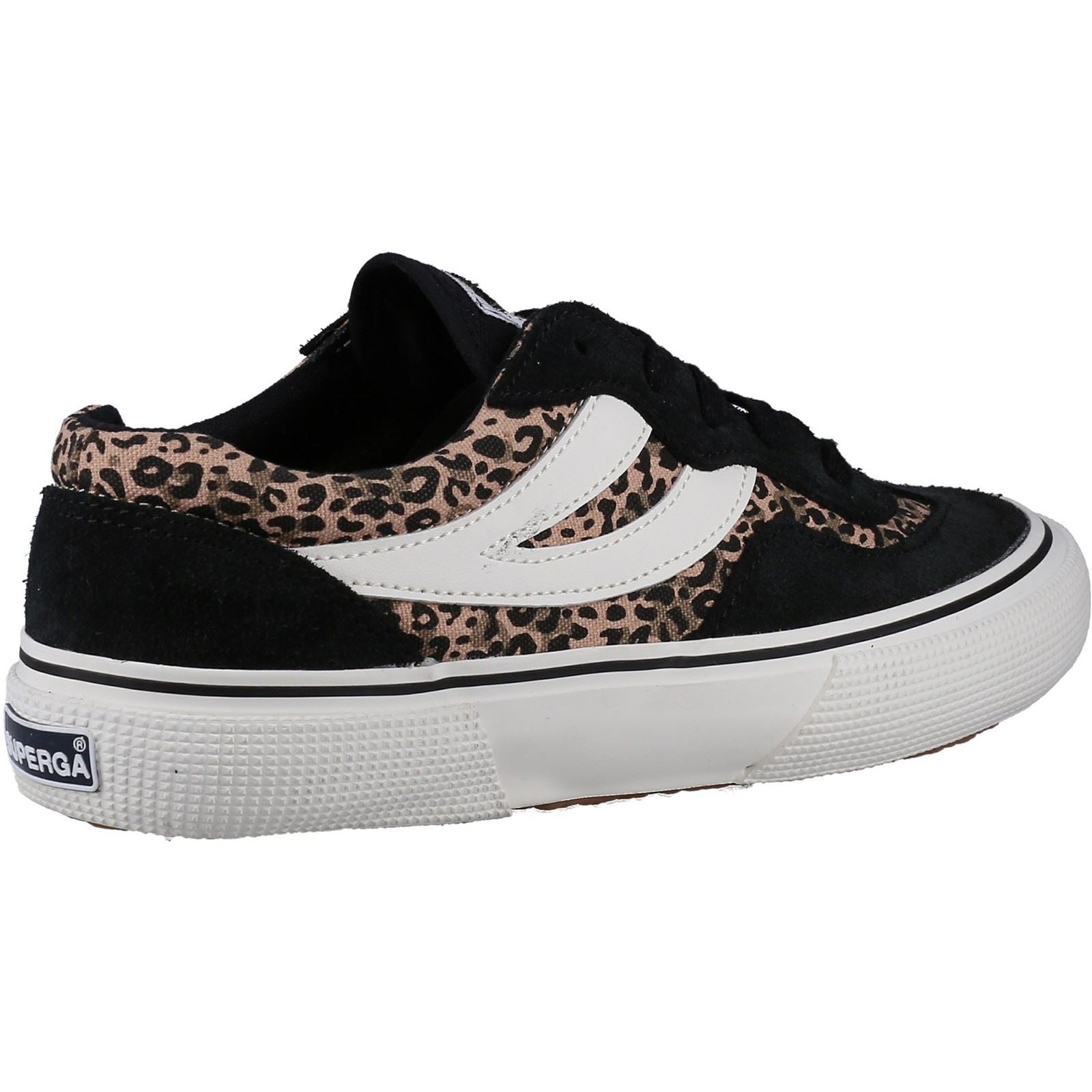 Superga 2941 Revolley Baskets Léopard Noir/Micro Pour Femme