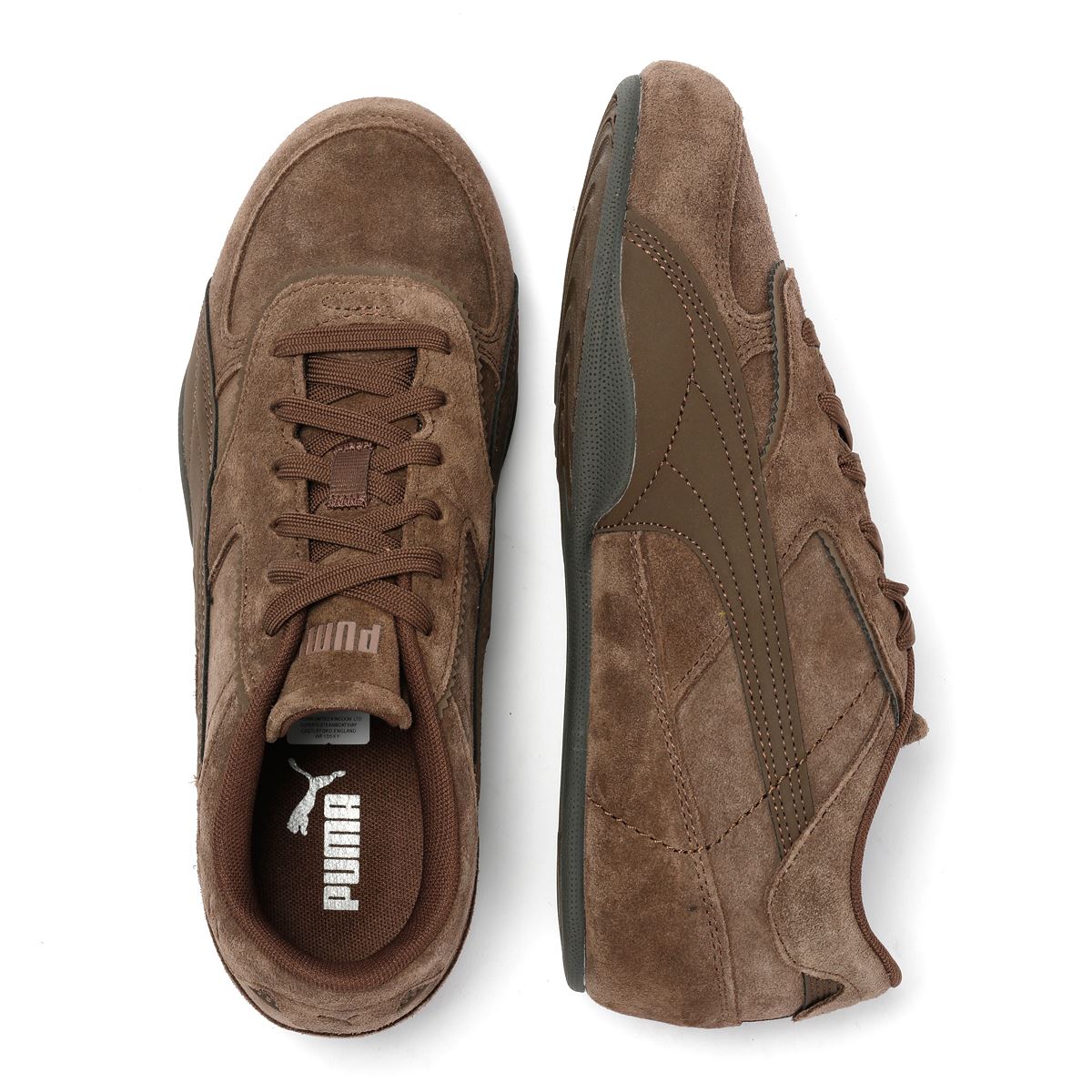 Puma Bella Mina Baskets Brunes Pour Femmes Suede