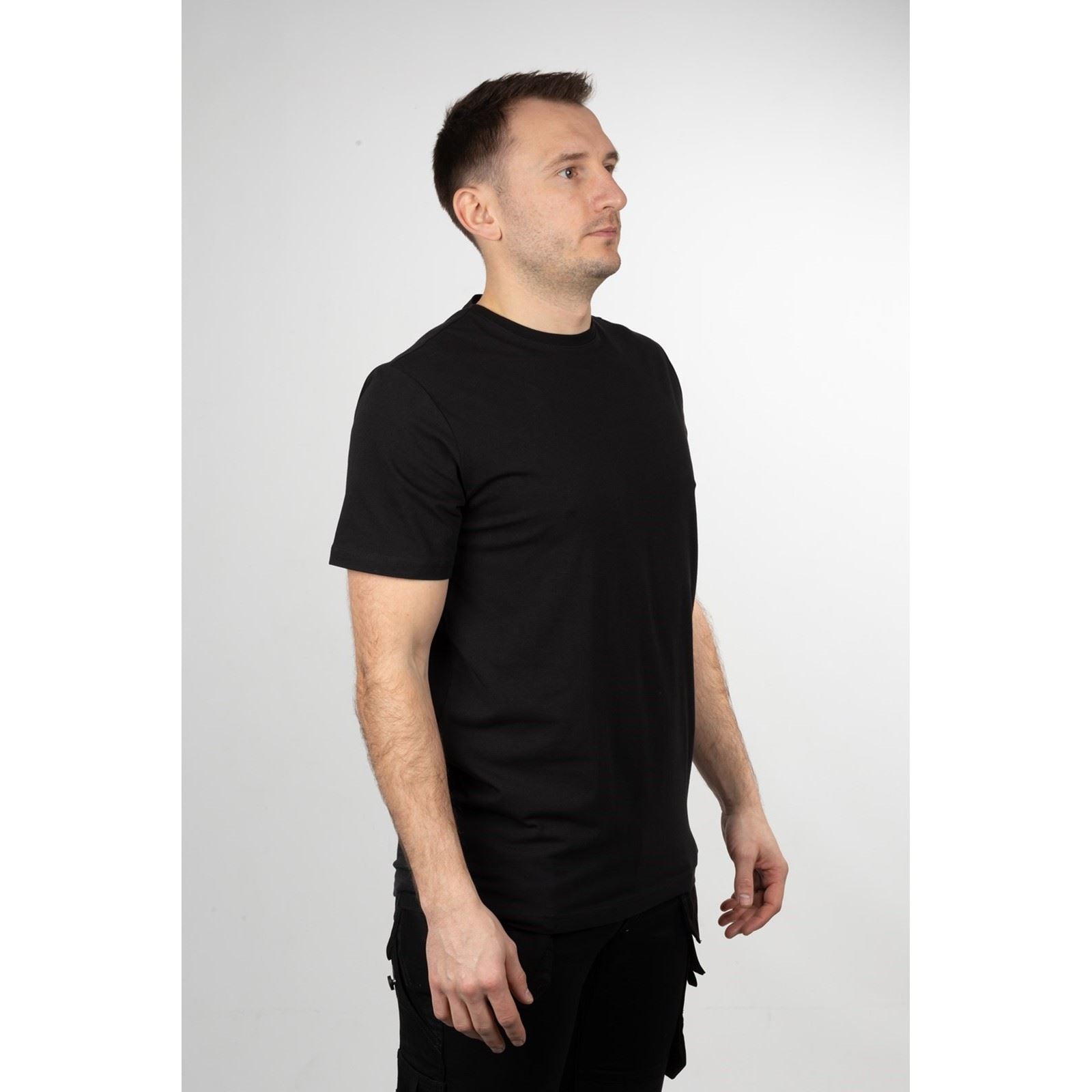 Helly Hansen Workwear Kensington T-Shirts À Manches Courtes Noirs En Coton Pour Hommes
