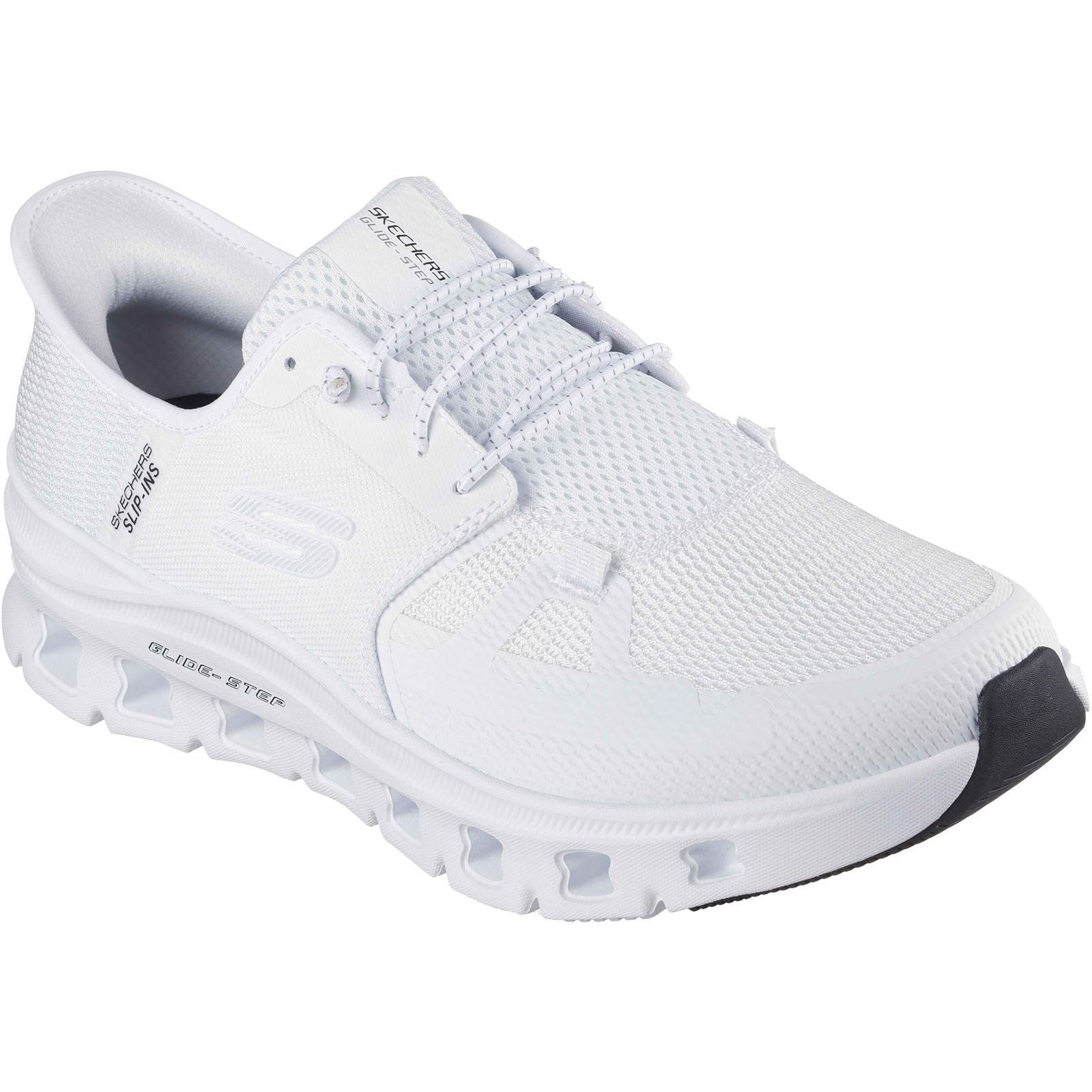 Skechers Glide-Step Pro Baskets Blanches En Textile Pour Hommes