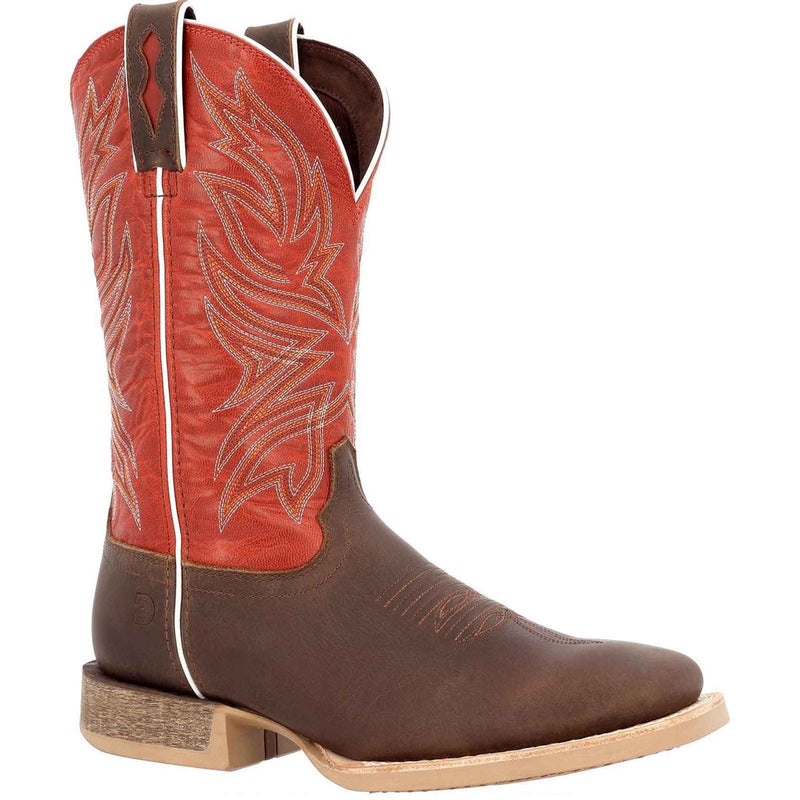 Durango Rebel Pro Bottes En Cuir Pour Hommes Usées Marron/piment Rouge