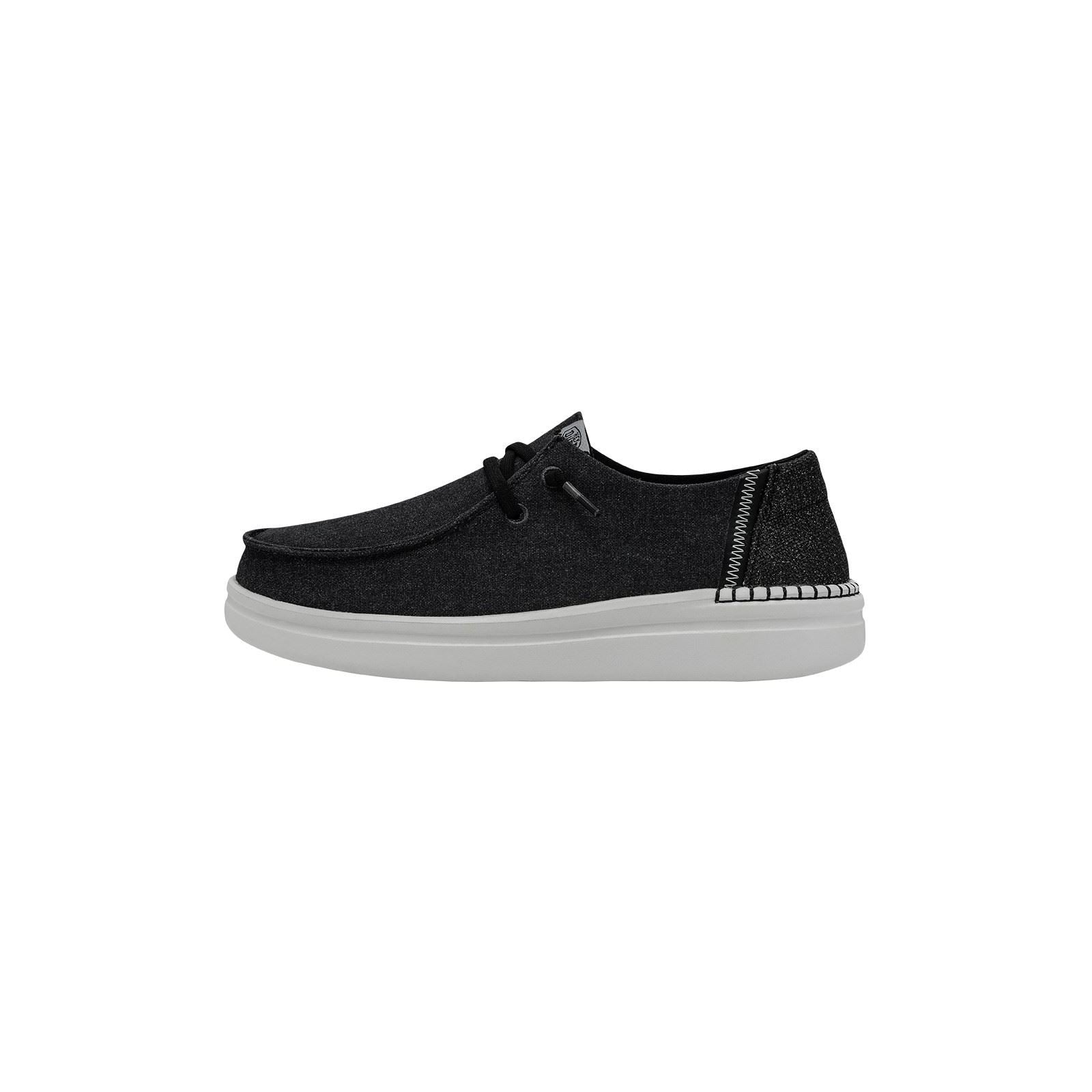 HEYDUDE Wendy Rise Mocassins Noirs Pour Femmes