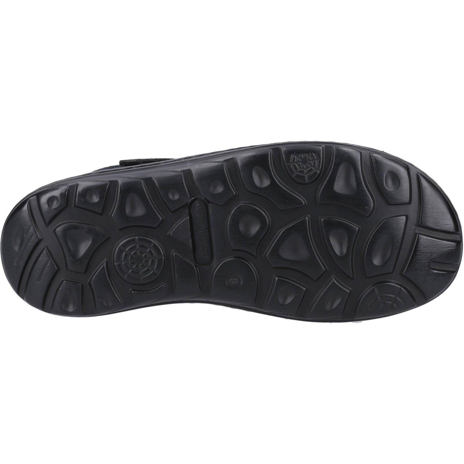 Hush Puppies Albert Sandales Noires Pour Hommes En Cuir