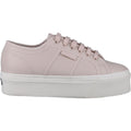 Superga 2790 Sneakers En Cuir Pour Femmes, Rose Amande