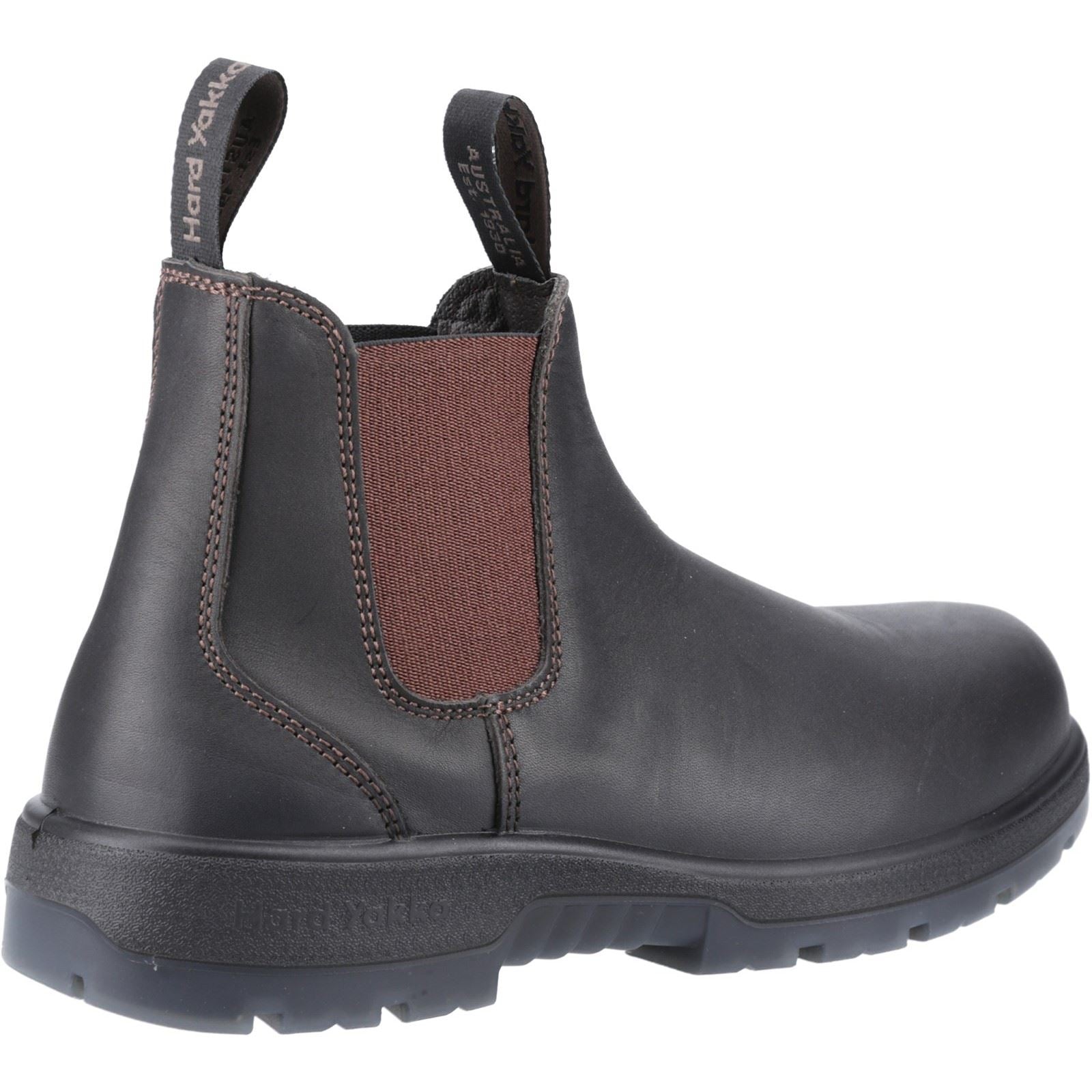Hard Yakka Bottes Brumby En Cuir Marron