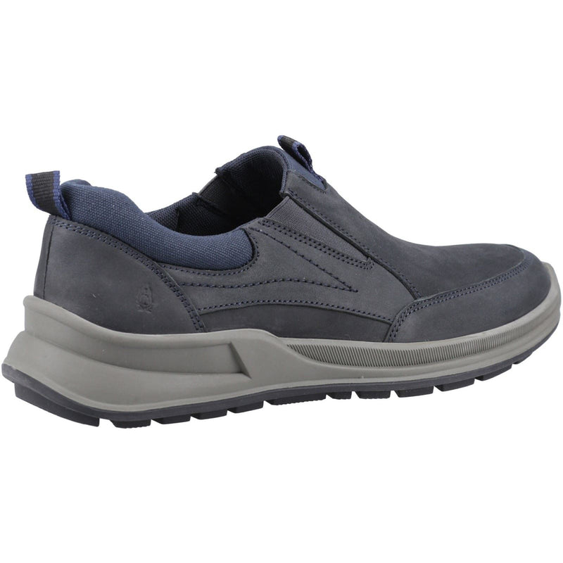 Hush Puppies Arthur Mocassins Hommes En Nubuck Bleu Marine