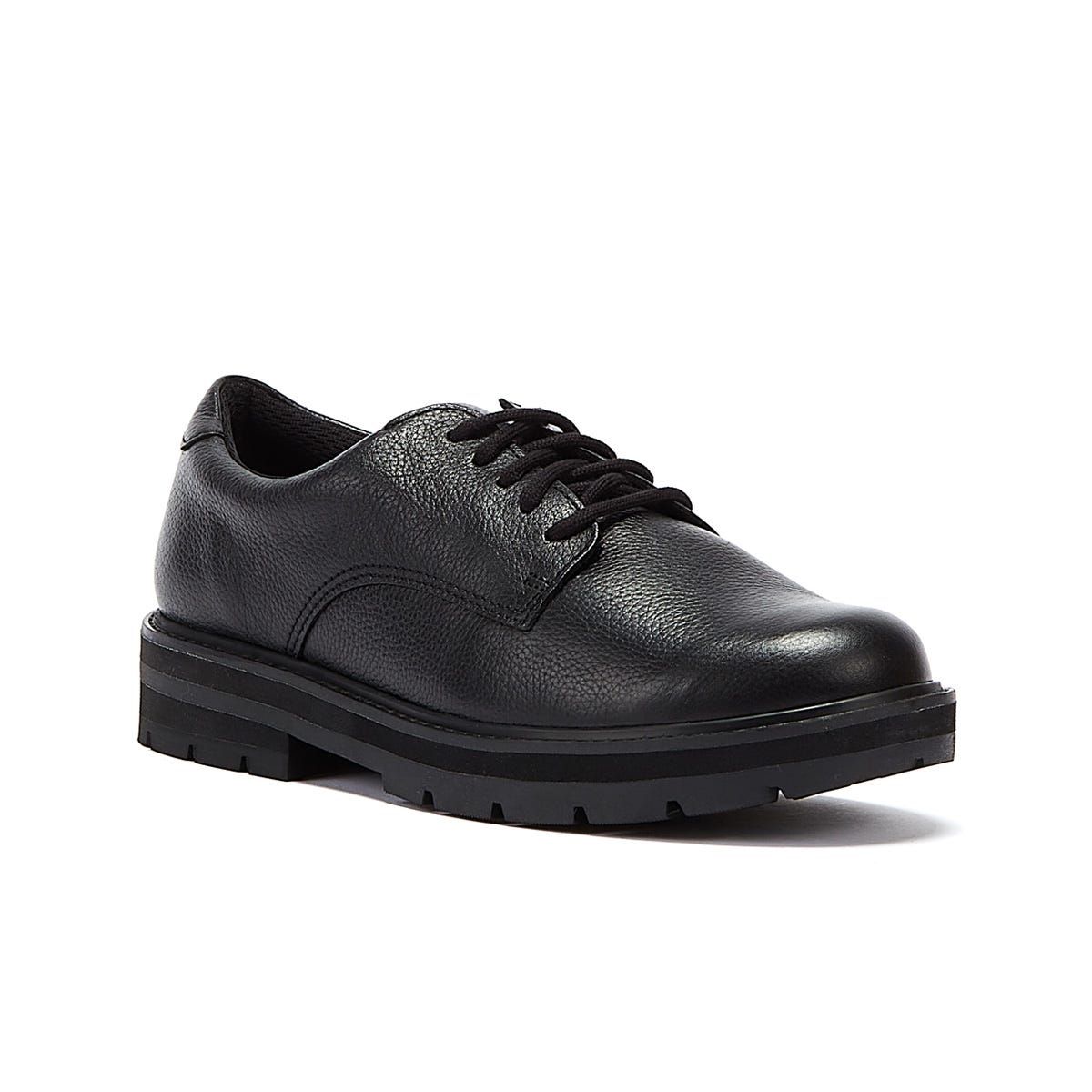 Clarks Prague Lace O Chaussures pour jeunes Noirs