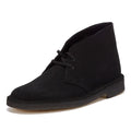 Clarks Originals Desert Bottes Noires En Daim Pour Hommes