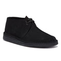 Clarks Chaussures Noires Pour Hommes En Daim Desert Trek De Clarks
