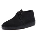 Clarks Chaussures Noires Pour Hommes En Daim Desert Trek De Clarks