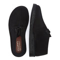 Clarks Chaussures Noires Pour Hommes En Daim Desert Trek De Clarks