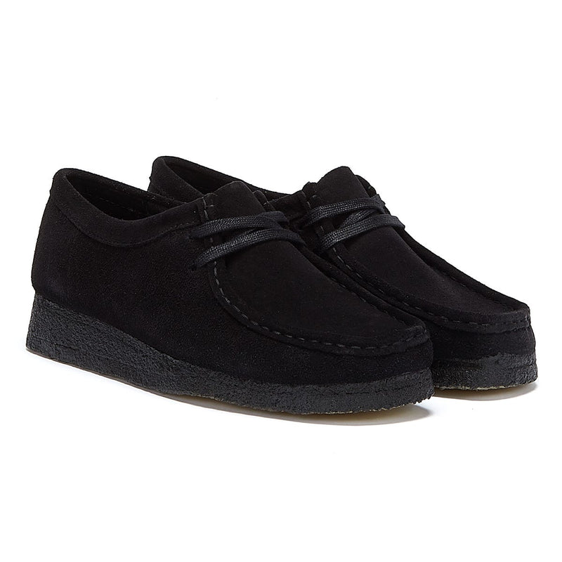 Clarks Originals Wallabee Suede Womens Chaussures noires