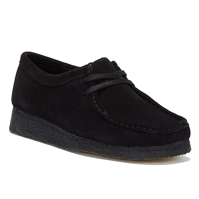 Clarks Originals Wallabee Suede Womens Chaussures noires