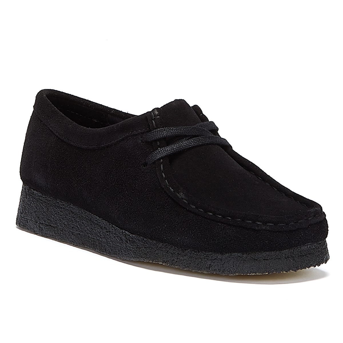 Clarks Originals Wallabee Suede Womens Chaussures noires