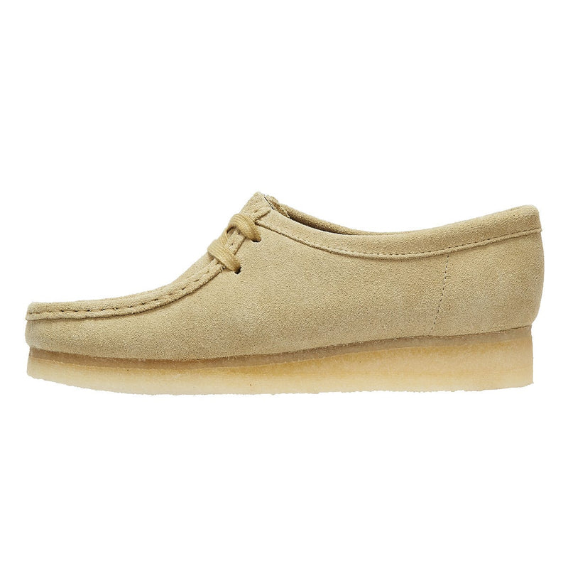 Clarks Originals Wallabee Femme En Daim Beiges Chaussures