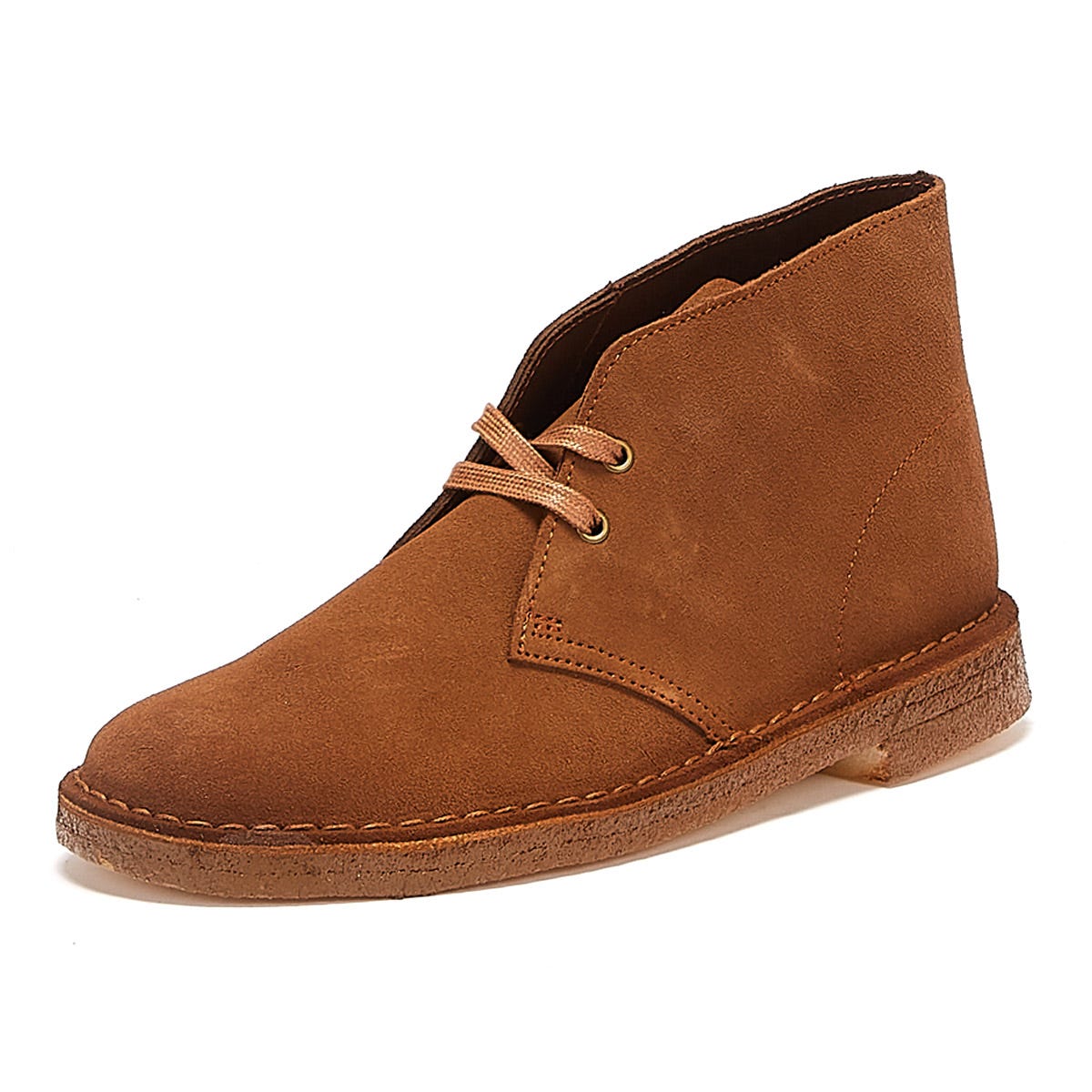 Clarks Originals Desert Trek en daim Bottes Cola pour hommes