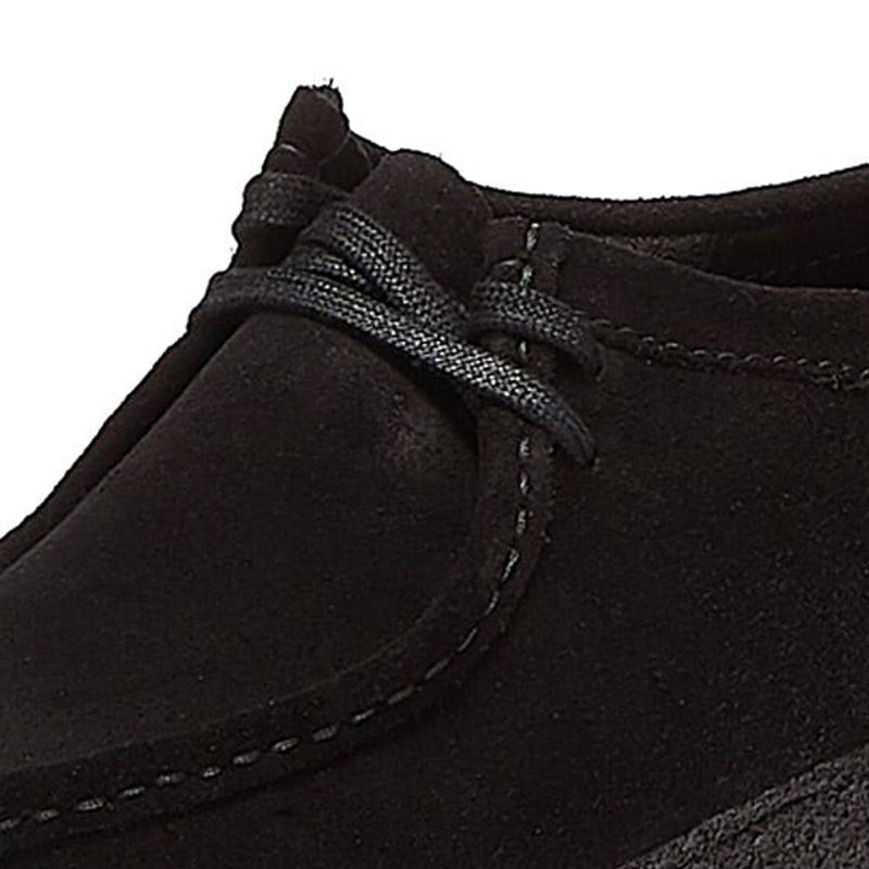 Clarks Chaussures Noires Pour Hommes Wallabee Originales