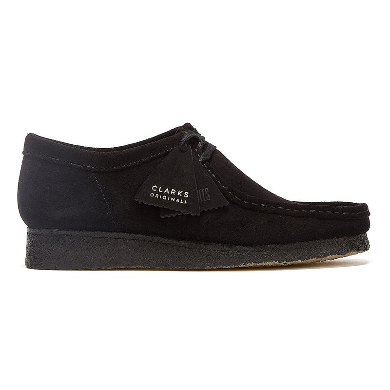 Clarks Chaussures Noires Pour Hommes Wallabee Originales