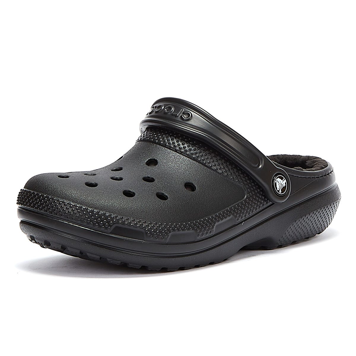 Crocs Classic Lined Femmes Noir Sabots