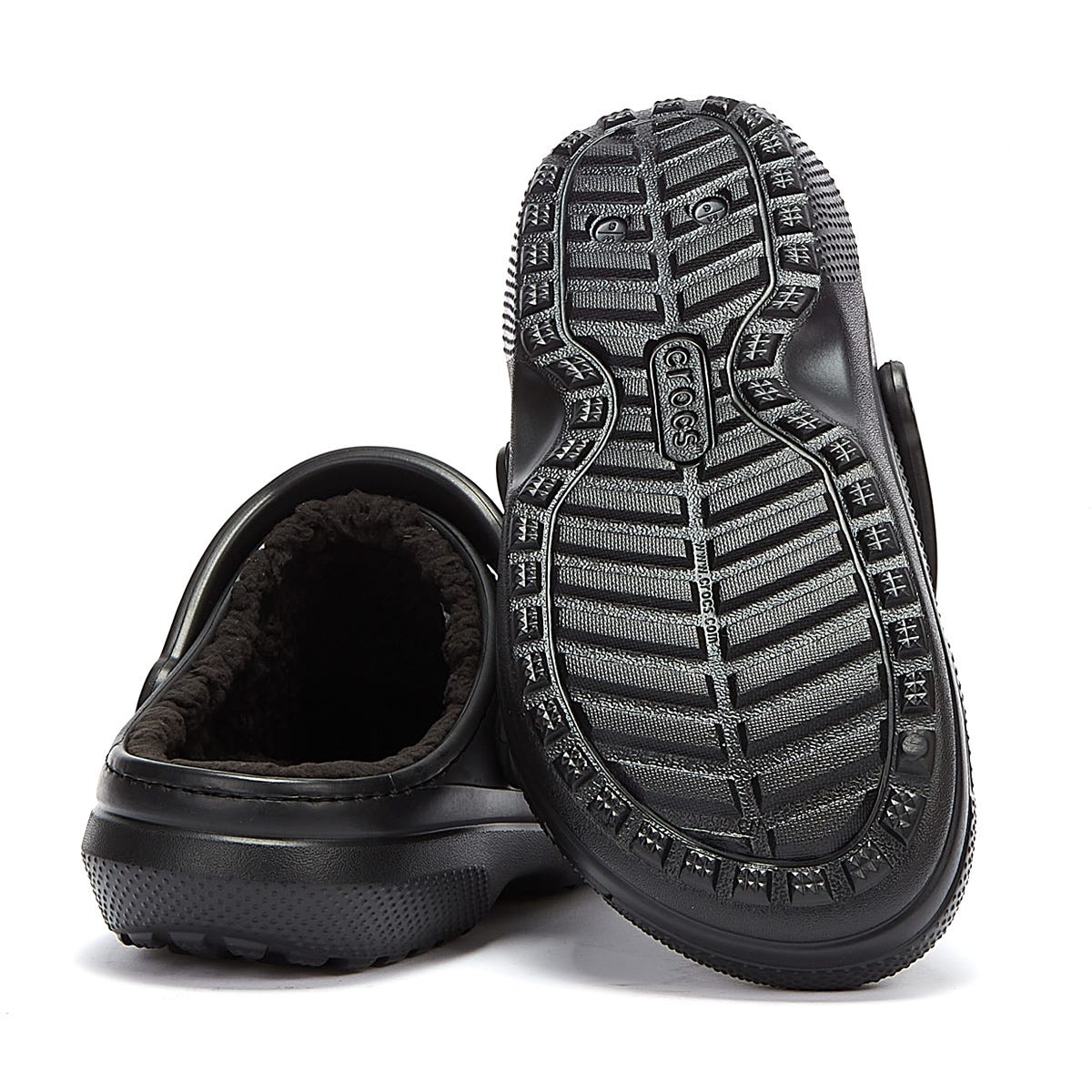 Crocs Classic Lined Femmes Noir Sabots
