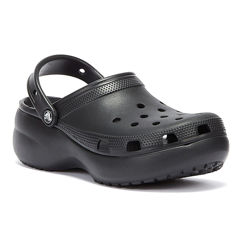 Sabots noirs Crocs Classic Platform pour femmes
