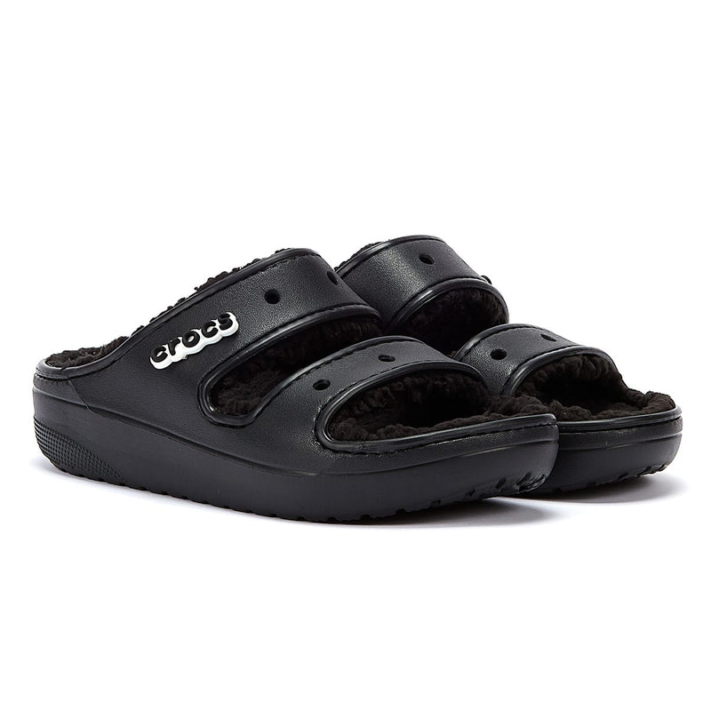 Crocs Classic Cozzzy Sandales noires pour femmes