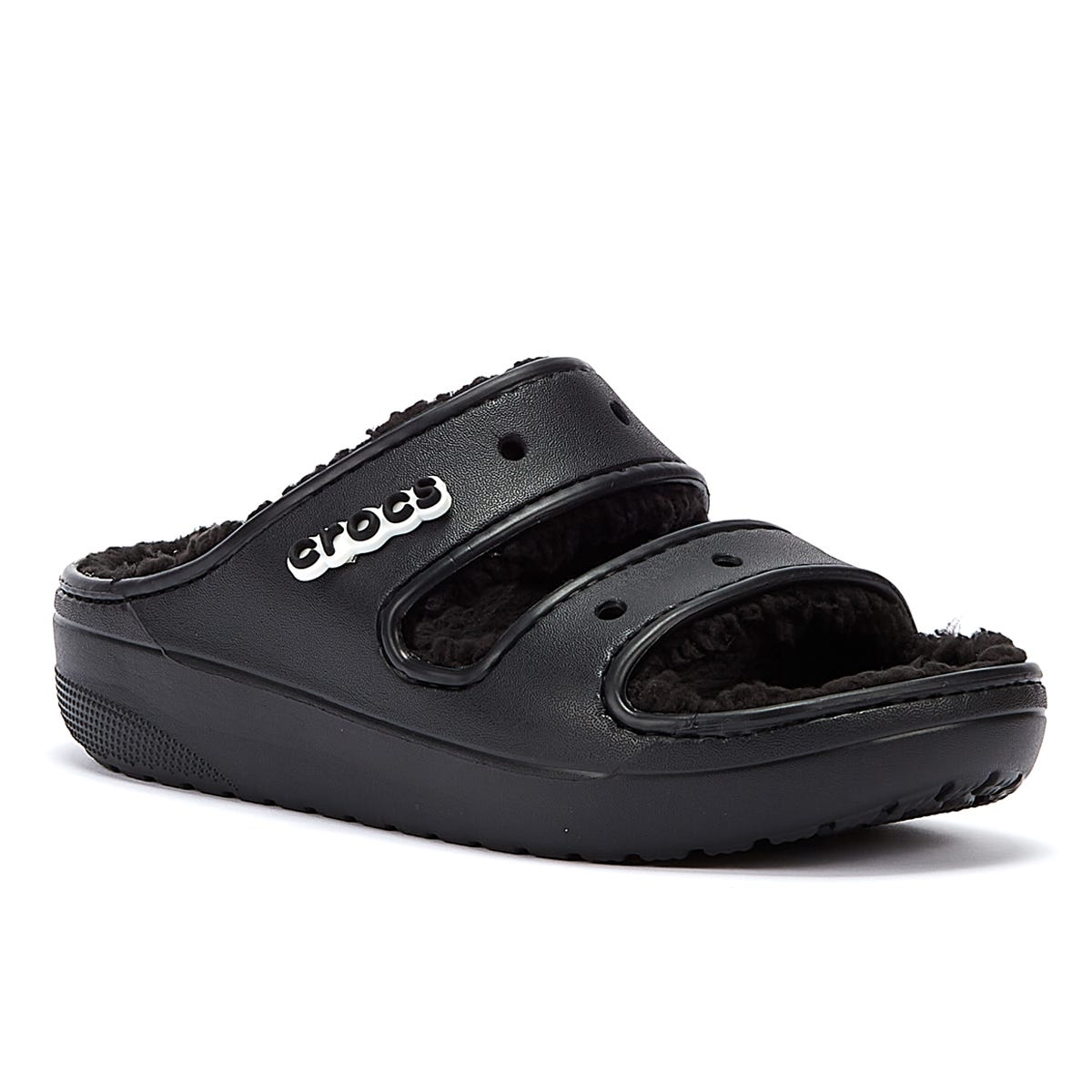 Crocs Classic Cozzzy Sandales noires pour femmes