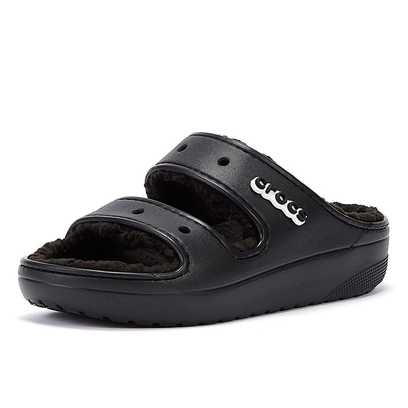 Crocs Classic Cozzzy Sandales noires pour femmes