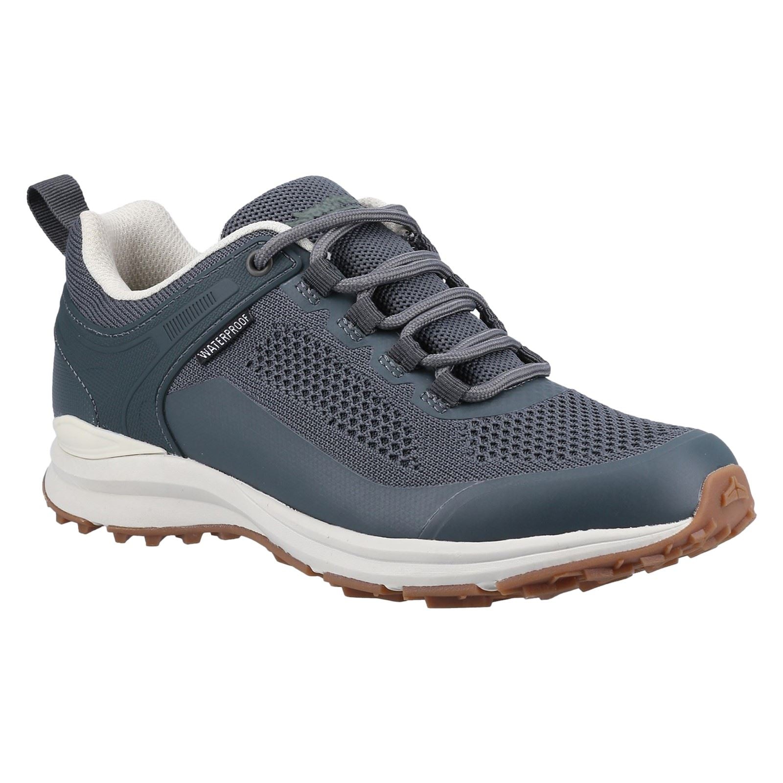 Cotswold Compton Chaussures De Sport Pour Femmes En Plastique Recyclé Et Pu Synthétique Gris