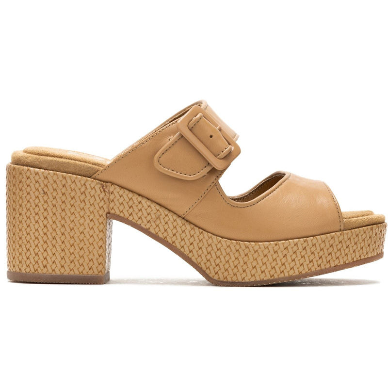 Hush Puppies Poppy Sandales En Cuir Pour Femme Couleur Tan