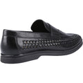 Hush Puppies Bowie Mocassins Noirs En Cuir Pour Hommes
